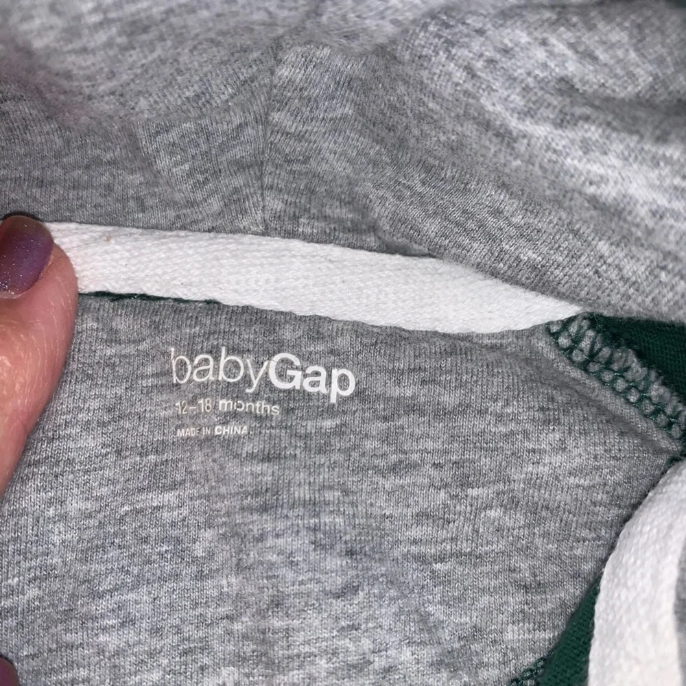 Baby Gap hoodie onesie size 12-18 months